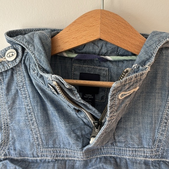 Kids Blue Denim Jacket - Picture 3 of 5